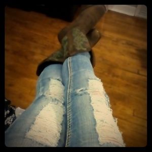 Blue Asphalt Jeans. Size 5